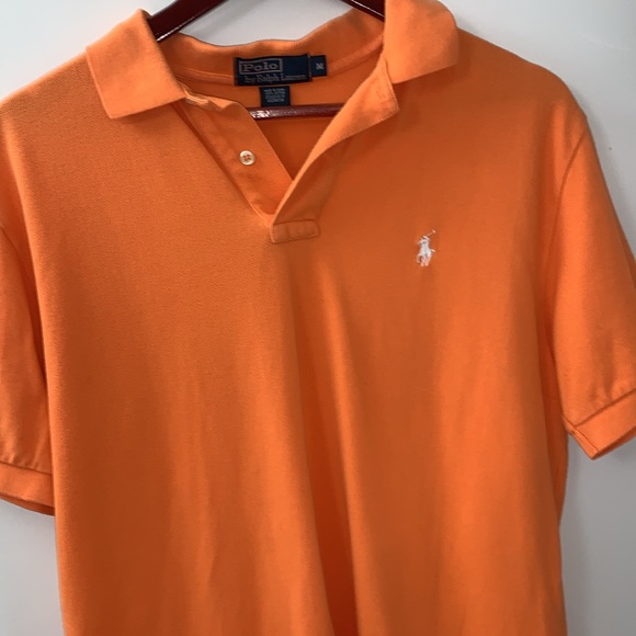 Polo by Ralph Lauren Polo shirt size Medium and Orange in colour. VGUC - Picture 3 of 9